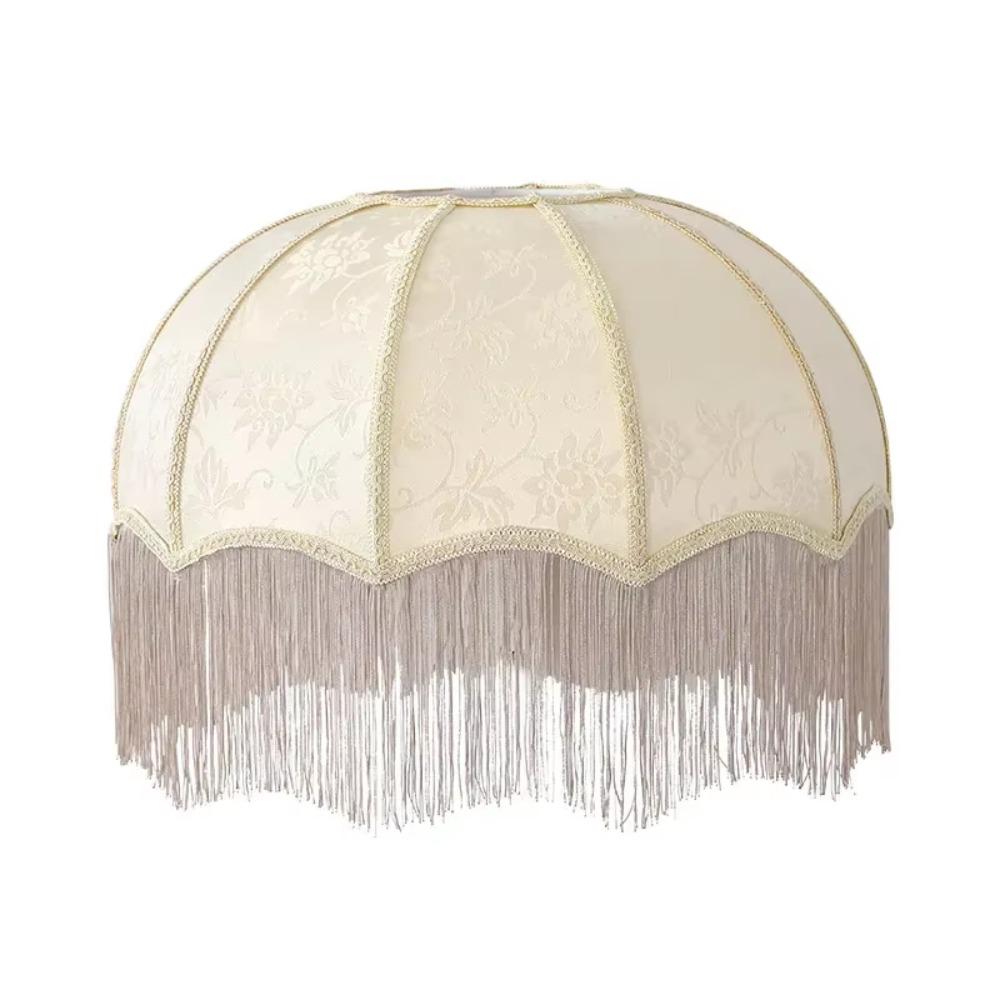 Vintage Style Fabric Lampshade European-style 20CM 25CM 30CM Retro Lampshade Floor Lamp
