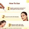 Mamaearth Vitamin C Daily Glow Face Pack 200g For Bright Skin Glow With Turmeric Clay Mask | Natural DIY Texture | All Skin Types