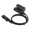 Adaptador U94 com 6 pinos e clipe de crocodilo, cabo conector para fone de ouvido U94 para XPR 3300 3500 P6600 6620