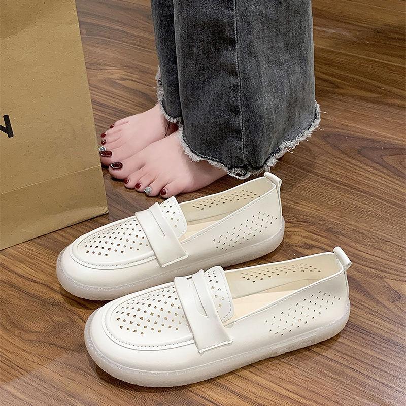 

Модные полые дышащие женские лоферы на плоской подошве Летний тренд 2025 Модные Быстрая доставка Удобные слипоны 39 Женская обувь 40