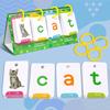 129 Visual Word Education Desktop Cards Early Education Enlightenment Picture and Text Cognitive Cards Parent-child Interaction Cards