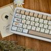 130 Keys Cheese Burger MOA Profile Custom Keycap Set Five Side Dye Sublimation PBT Keycaps for MX Switch Mechanical Keyboard