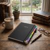 300 Pages Business Notebook Thick Paper Paper Journal Portable Twin Coil Binding  Office Use