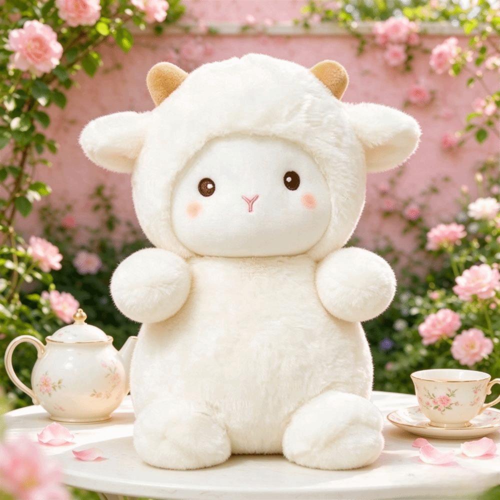 Super Cute Sheep Plush Toy Soft Sheep Plush Dolls Stuffed Soft Animal Stuffed Animal Doll Wedding