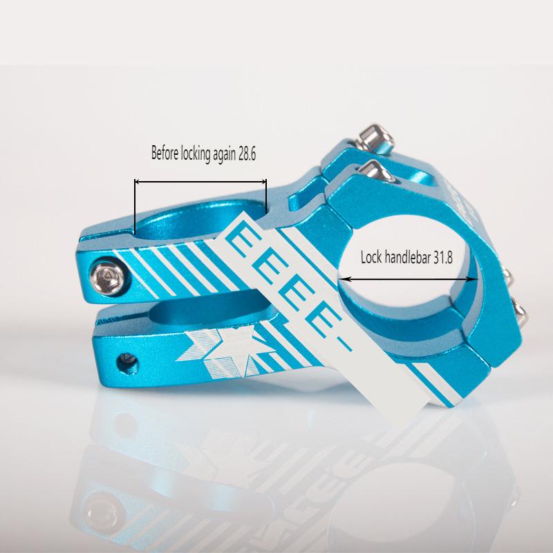 ENLEE Grenzüberschreitend, Mountainbike Lenkerständer, Hohl-Riser, Downhill Lenkerständer 31,8 * 45 mm Kurzer Lenker-Riser