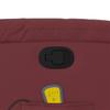 Massage Chair Burgundy Synthetic Leather