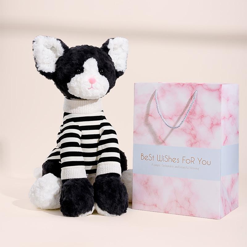 New Internet celebrity Devon cat plush doll creative dressing cute kitten doll doll birthday gift