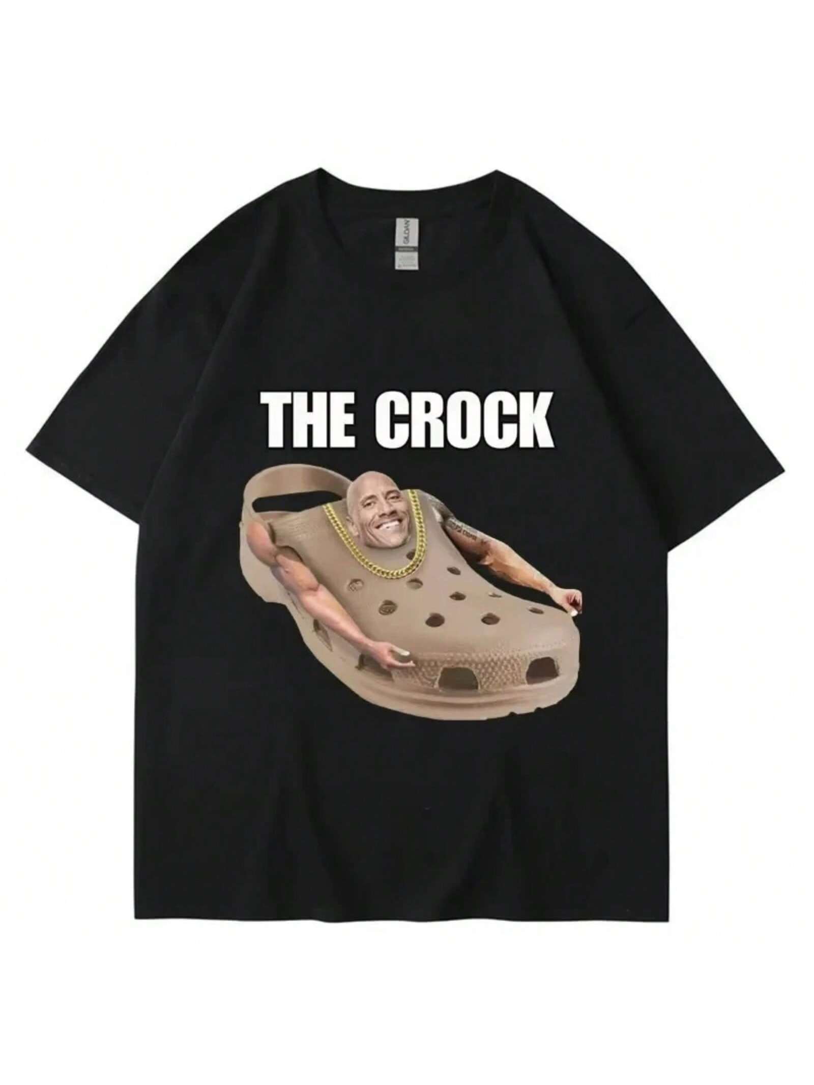 The Crock Funny Meme T Shirt Wounisex Joke Humor Summer unisex T-Shirt Graphic Tops Fashion Streetwear Female T-Shirt S разноцветный