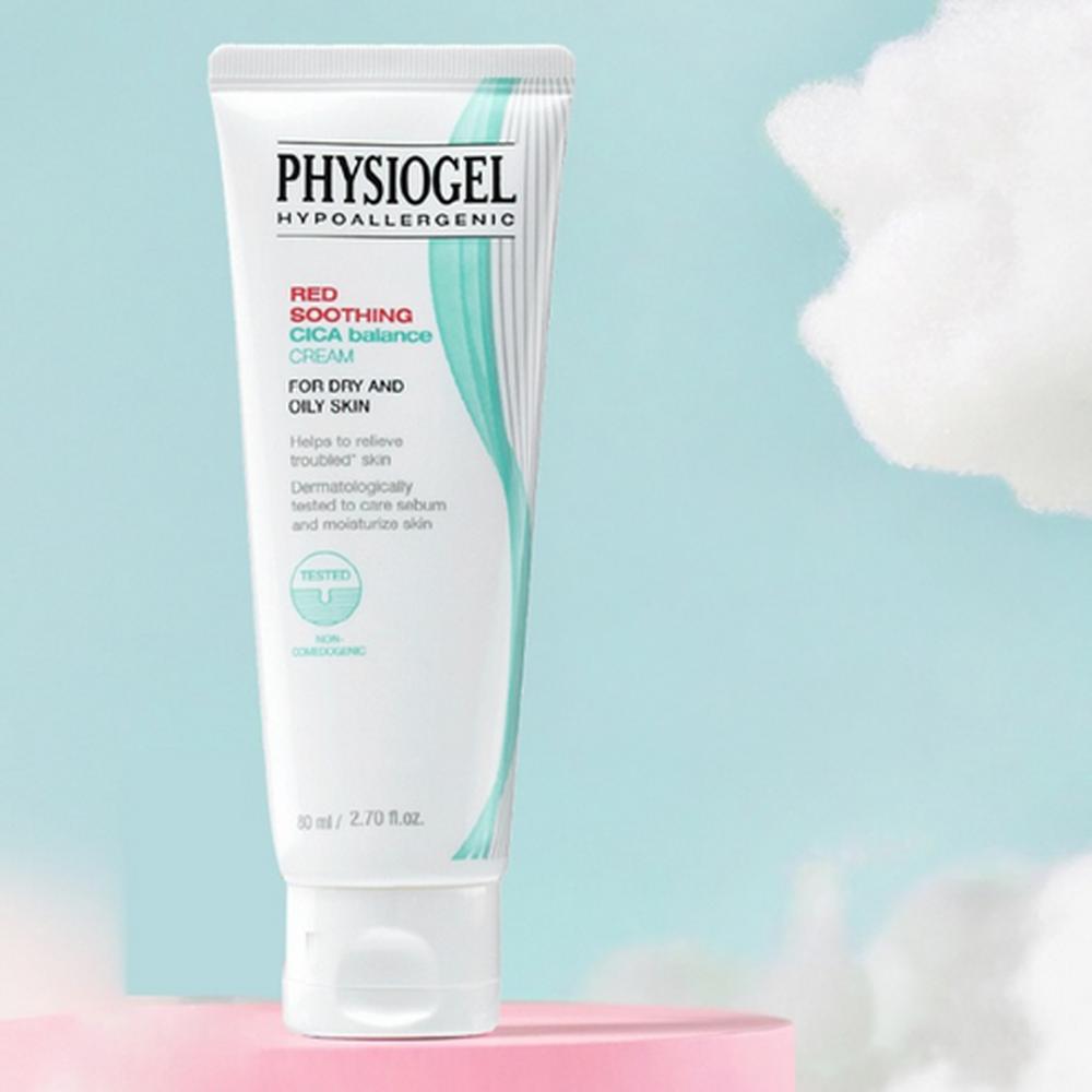 Physiogel Red Soothing Cica Balance Cream 80ml Barrier Care Moisturizing, Korean