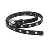 PU Leather Waist Belt with Pin Buckle Harajuku Star Rivet Waist Belt Woman Girls Jeans Dresses Skirt Coat Waistband
