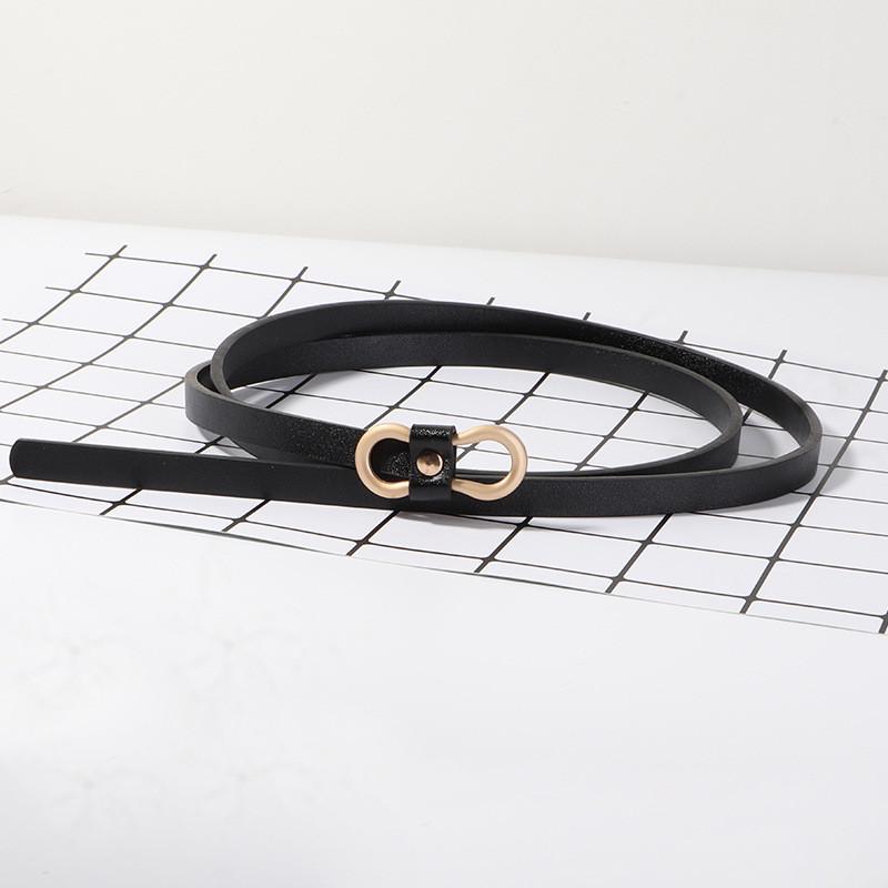 Trendy Ladies Slim Pu Leather Waist Belt Ideal For Chic Shirt And Skirt Combinations