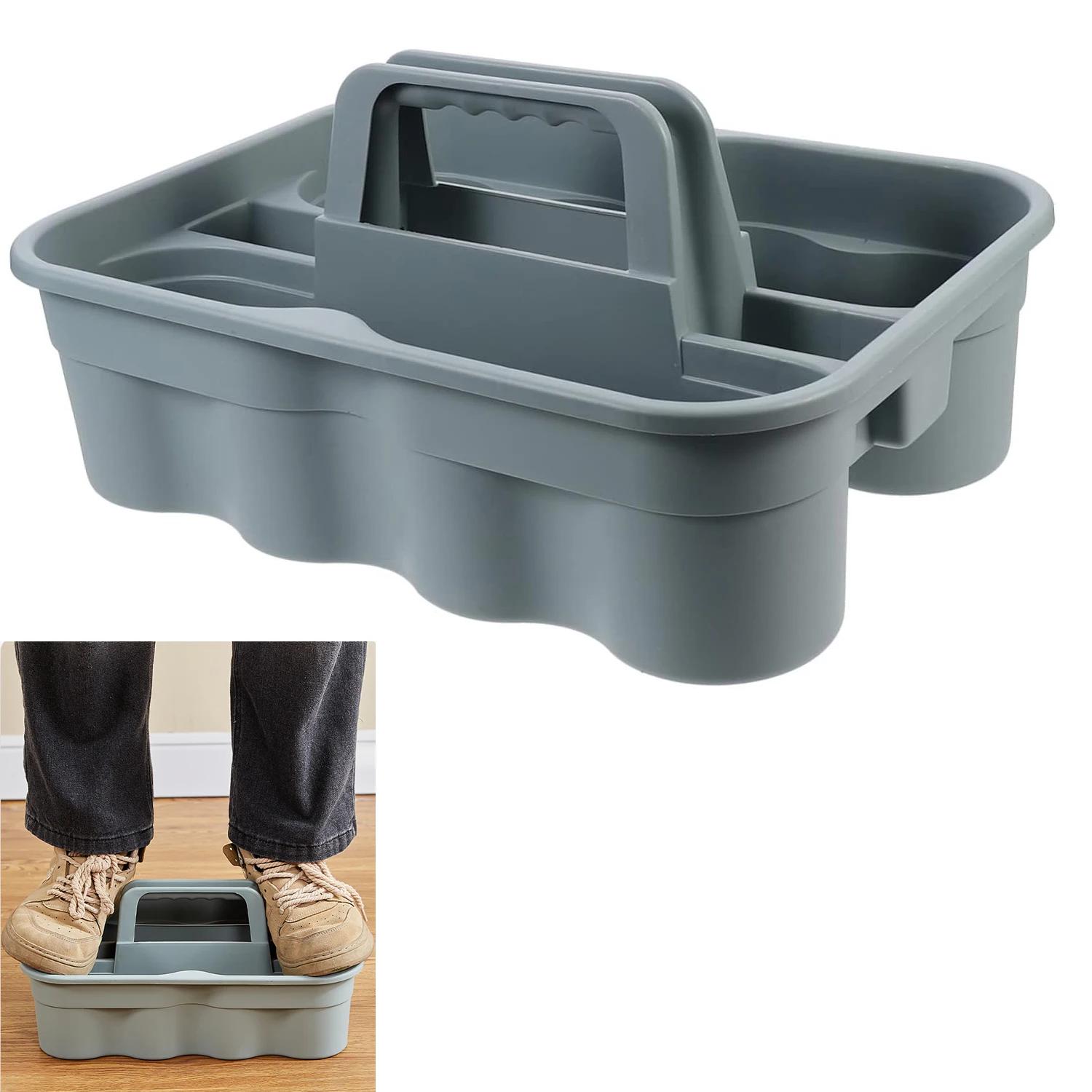 

2026 New Good Large Stackable Storage Rack Portable Handbag Organizer for Bathroom Office Crafts School Supplies Cleaning