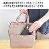 AtFirst Insulated Lunch Size AZ5997 Bag, Large, Colors, Beige, L,