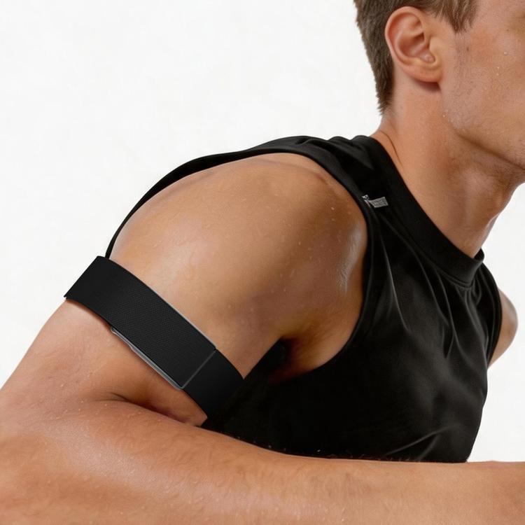 Kovový rám Magnetické zapínání Vnitřní keprový nylonový řemínek pro Amazfit Helio Náhradní řemínek