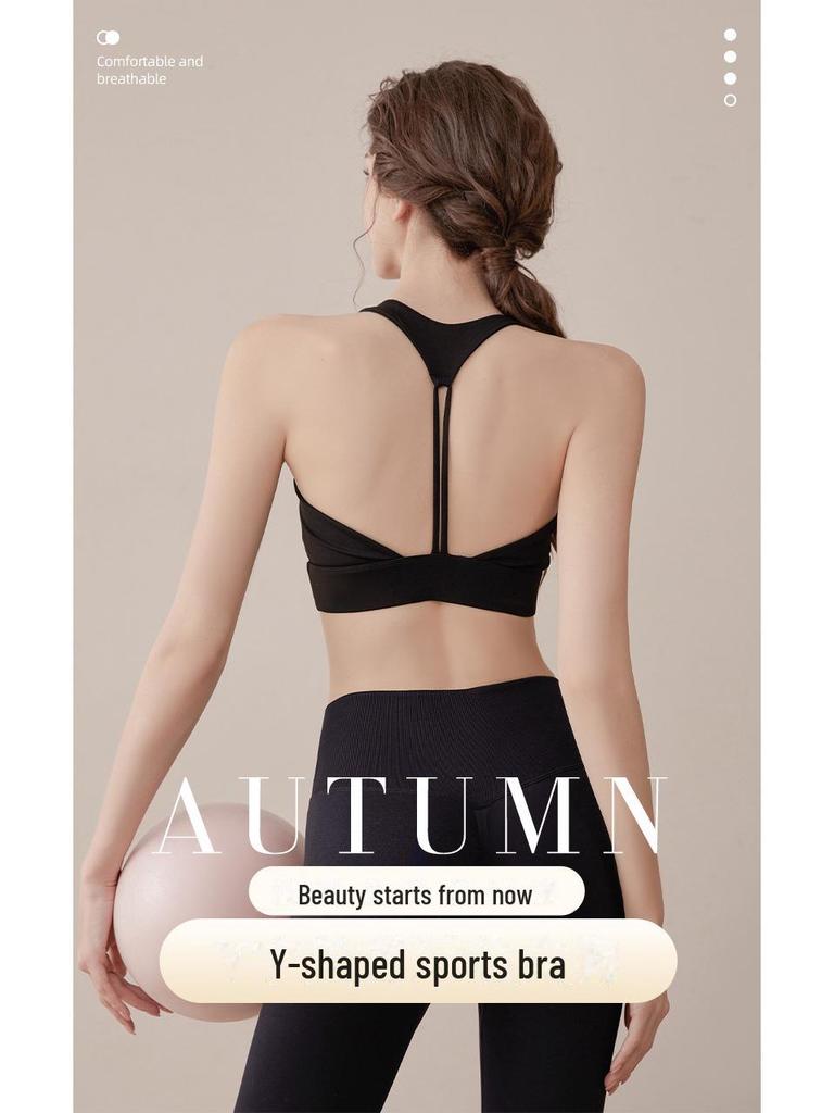 Women's Spring & Autumn Sports Bra: Versatile Yoga Vest for Running & Pilates