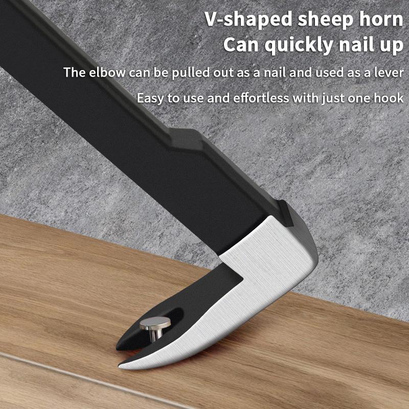 Multi Functional Nail Remover Pry Stick Woodworking Dismantling Tool Wall Cement Nail Remover Cannon Nail Remover