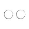 2025 Plaqué Argent Boucles d'Oreilles Métal Géométrique Cercles Mode Cool Style Élégant Design Simple et Élégant Cadeaux de Vacances