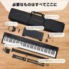 Alesis Electronic 88 Full Size Piano Lessons for Beginners Sustain Pedal Carry Headphones 480 Tones Recital Play Piano, Keys, Keyboard, Included,