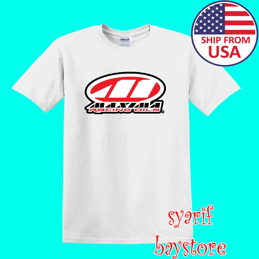 Maxima Racing Oils Men#039;s White Size S to 5XL Unisex T-Shirt