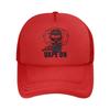 Skull with Vape Pen  On Logo Art Mesh Baseball Cap