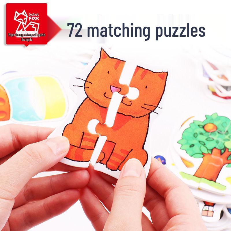

Large Piece Bilingual Toddler Puzzle for 1-3 Year Olds - Early Education