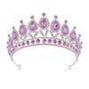 Baroque Wedding Crown Royal Queen Bridal Tiaras Hair Jewelry Pageant Party Birthday Head Accessories Girls Bride Headdress