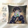Anime Komi Can'T Communicate Cushion Cover 1Pcs Decorative Covers Soft Cushion Case For Sofa Couch Decor 40X40 45X45 Pillowcases