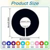 10PCS DIY Clothing Size Dividers Round Hangers Closet Dividers for Clothes Stores or Home Blank Dividers