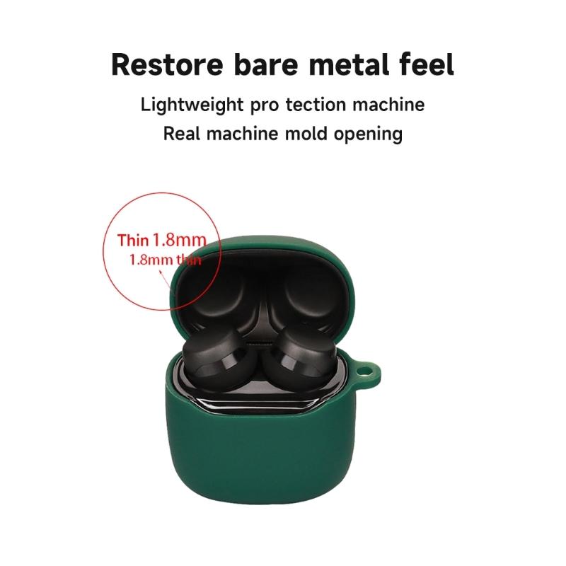 Compatible for JBL-Tour PRO+ Earphone Cover-Shell Shockproof Anti-scratch Protect Sleeve Washable Housing Dustproof Case