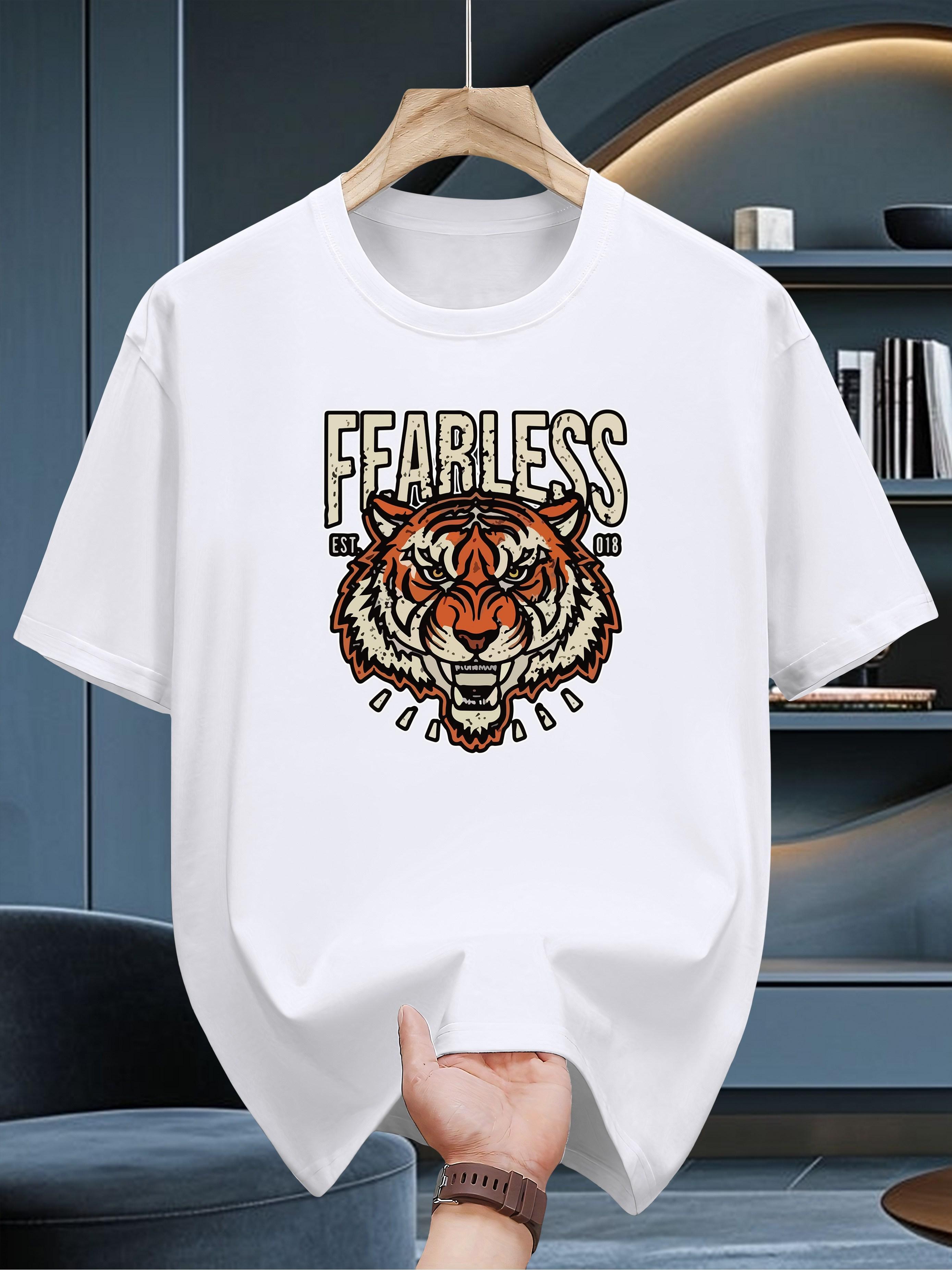 T-shirt -  Fearless  Tiger Graphic XXL