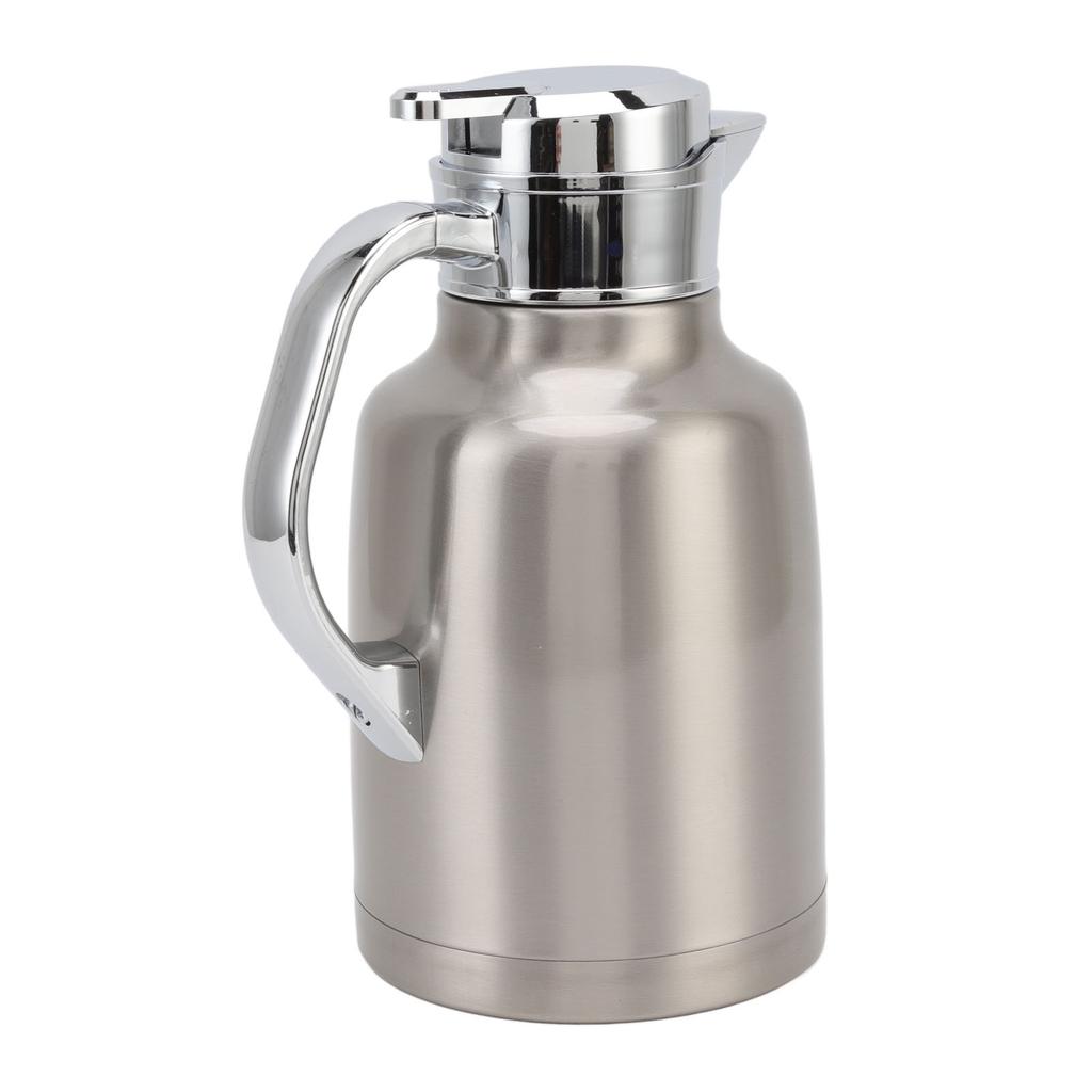 304 Stainless Steel Thermal Tea Pot Insulated Coffee Pot Hotel Restaurant Welcome Pot Silver