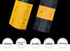 Rubber Speed Bump: Door, Road, Groove, Ramp Mat - Parking Wheel Stopper with Shock Absorption.