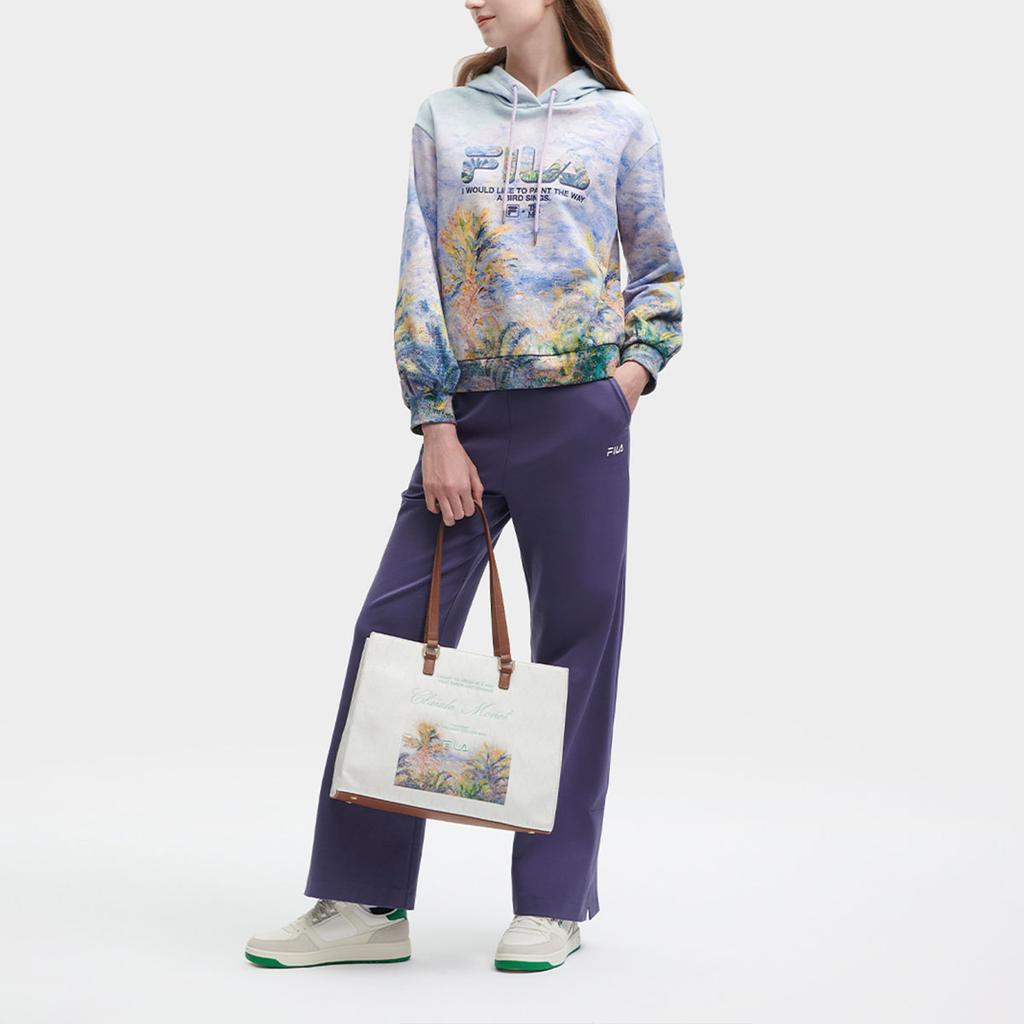 Fila American Style Printed Hoodie Women Hoodies F11W348207F-ZA