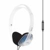 Koss KPH30iCL On-Ear Headphones with In-Line Mic and Touch Remote, D-Profile Design, Wired with 3.5mm Plug (Clear)