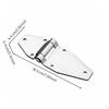 Heavy Duty Welded Hinge Load Bearing 304 Stainless Steel Thickened Industrial Hardware for