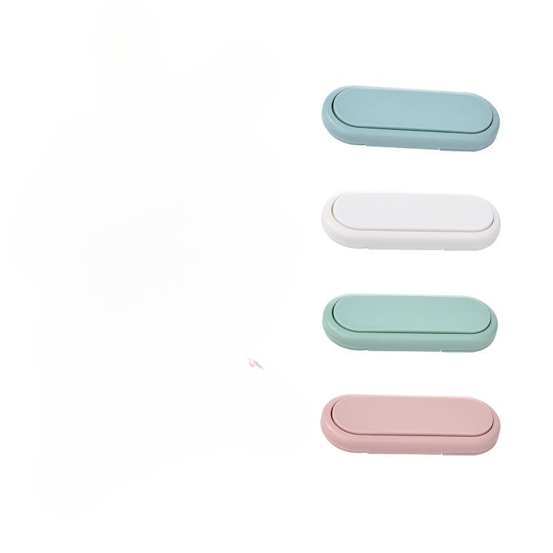 

4pcs Children s Infant Wardrobe Short Lock Cabinet Door Double Lock Child Safety Lock Anti-4 Protection Invisible Button Lock