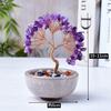 Natural crystal shake money fortune tree fish tank ornament office ornament lucky small ornament creative transshipment gift