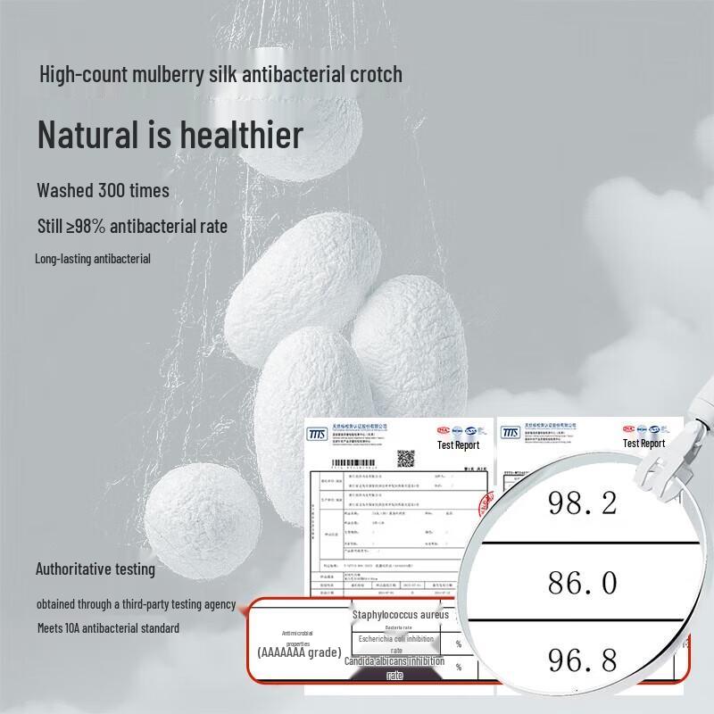 LangSha Men's 10A Antibacterial Cotton Boxer Briefs