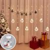 LED Christmas Wish Ball Curtain Lights - Snowman & Tree Festival Decor