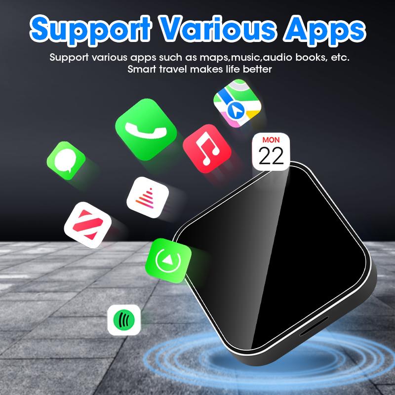 Hot 2in1 Android 12 System Wireless CarPlay Box Android Auto Adapt For Wired CarPlay Display To Wireless Smart Box OEM Upgrade