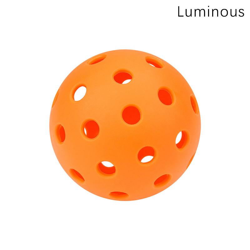 Lichtgevende Pickleball 74 mm Duurzaam Nachtlampje Groene Bal 40 Gaten Buitenwedstrijd Pickleball Ballen Gloeiend in het Donker