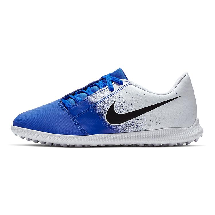 New Nike Phantom Venom Slip Resistant Cushioning Wear Resistant Coverage Low Top Kids' Soccer Shoes Blue White Kids' AO0400-104