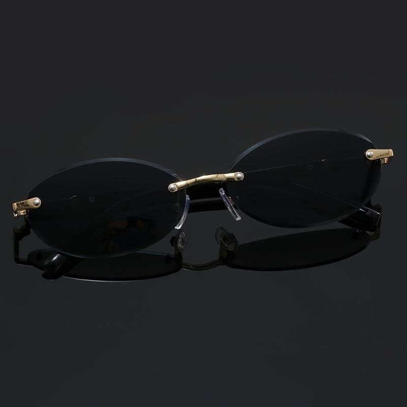 6PACK Women's and Men's Y2K Fashion Frameless Oval Sexy Fashion Trendy Glasses Suitable for Graduation Season Wedding Season