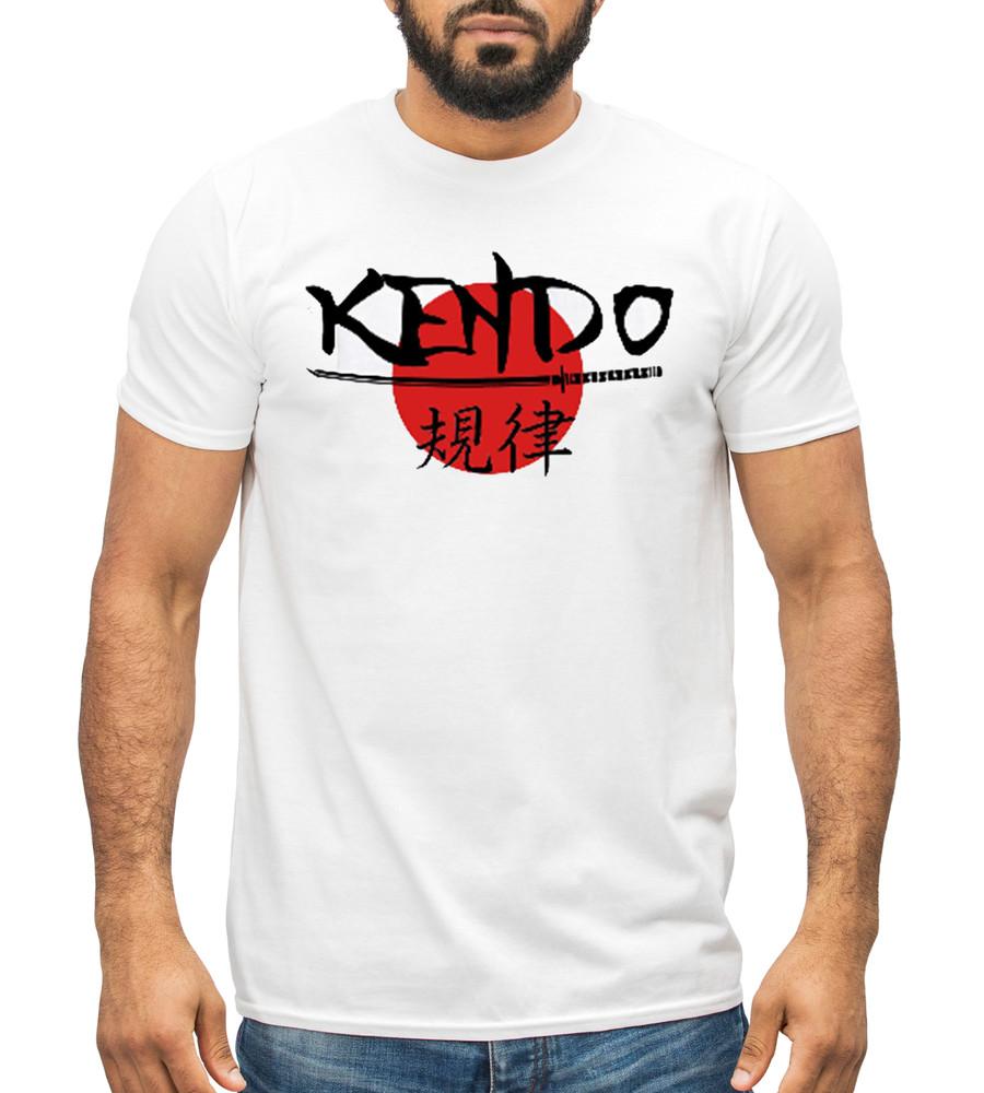 

Kendo T-shirt Samurai Spirit Japanese Sword Martial Arts Gift Japan Sun Flag Tee 3XL