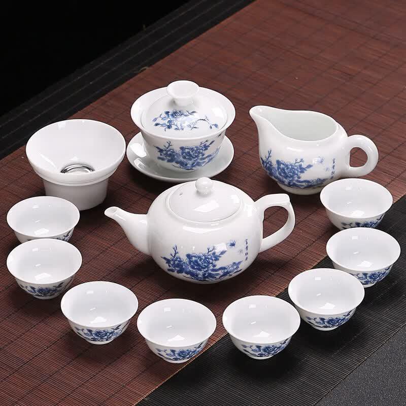 Dehua White Porcelain Gongfu Tea Set