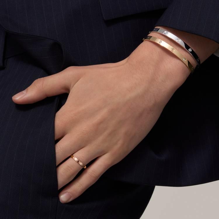 Cartier Anillo de Oro de 18 Quilates en Capas Delicado DAmour Anillos Unisex Oro Rosa B4093700