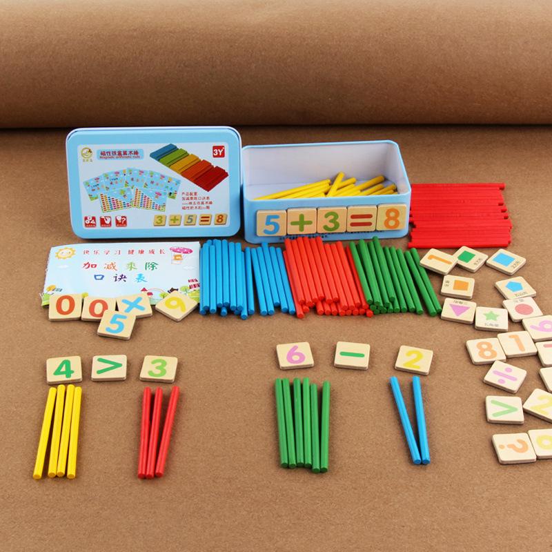 Bai Fen Bai Dolls And Toys Children's Arithmetic Stick Learning Stick Numeric Counting Sticstick Primary School Students Teaching Aids Kindergarten Addition And Subtraction Toys