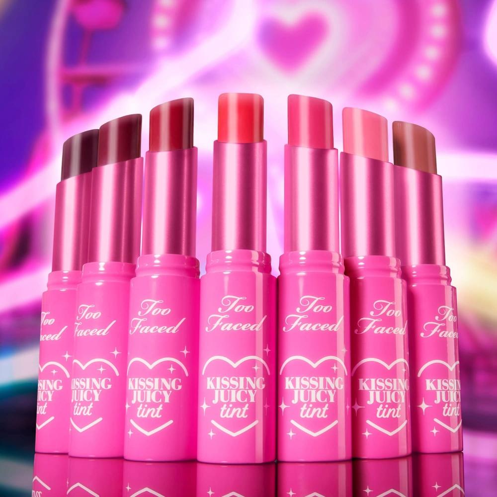 Too Faced KissinG Juicy Tint Lip Balm 0.10 Oz 3.0 G Peach rinGs Peachy Nude