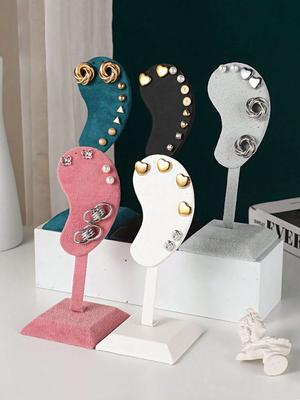 Earring Display Stand Fashion Ear-shaped Ear Clip Stud Jewelry Display Organizer Holder Earrings Pendants Jewelry Rack Ear Model
