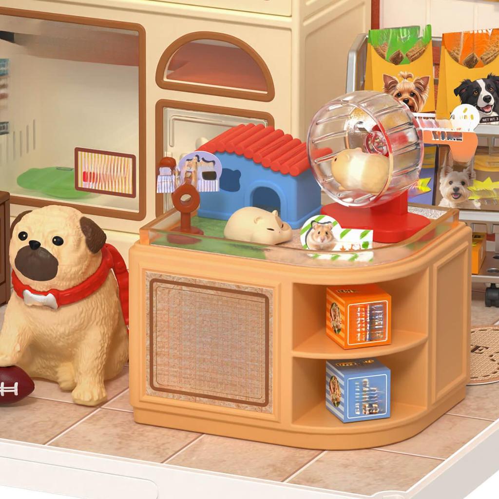 Rolife Furry Friends' Home DIY Miniature House DW027